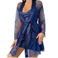 thumbnail image 1 of Censtreet Womens Fashion Sleeveless Round-Neck Nightgown Winter Loose Bathrobe Home Wear Nightgown, 1 of 4