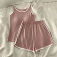thumbnail image 1 of Censtreet Womens Modal Pajamas Set Soft Comfy Sleeveless Sleepwear Tank and Shorts Pj Set Summer 2 Piece Loungewear, 1 of 4
