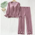 thumbnail image 1 of Censtreet Womens Modal Pajamas Sets 2 Piece Lounge Set Long Sleeve Tops with Chest Pad and Shorts Soft Pjs Loungewear, 1 of 6