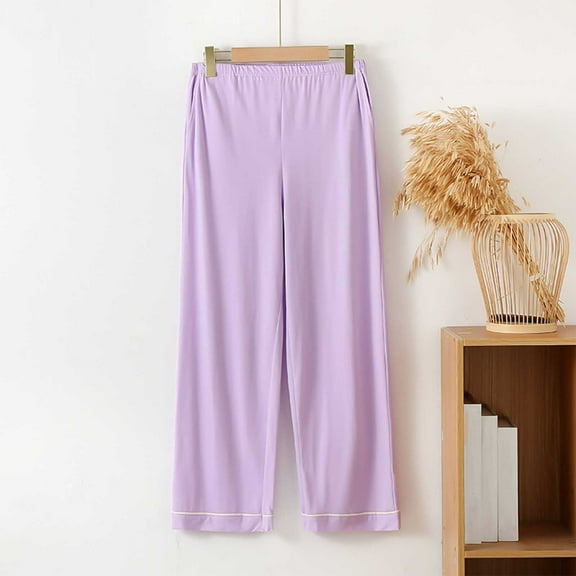 Censtreet Womens Pajama Pants with Pockets Soft Comfortable Lightweight Elastic Drawstring Modal Pajama Bottoms Lounge Pants