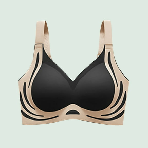 Censtreet Womens Seamless Bra No Underwire Comfort Push Up Bras Buttery Soft Wireless Bralette Full Coverage Sport Everyday Bra