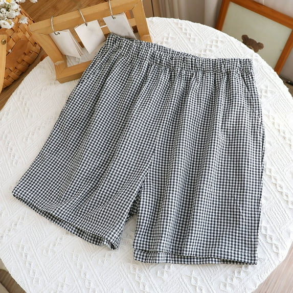 Censtreet Womens Sleep Bermuda Shorts - Lightweight, Breathable Pajama Bottoms - Cotton Knit Jersey Sleepwear and Loungewear