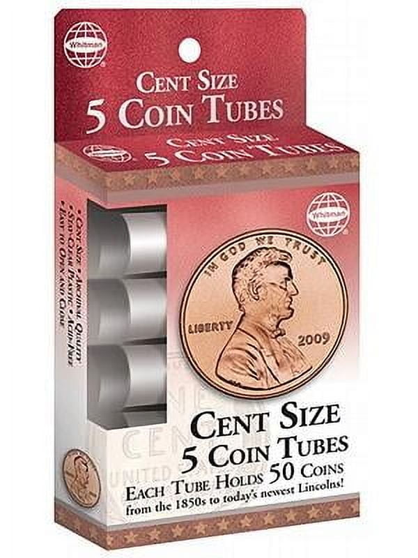 Cent Coin Tubes 5 Count Box By Whitman Publishing