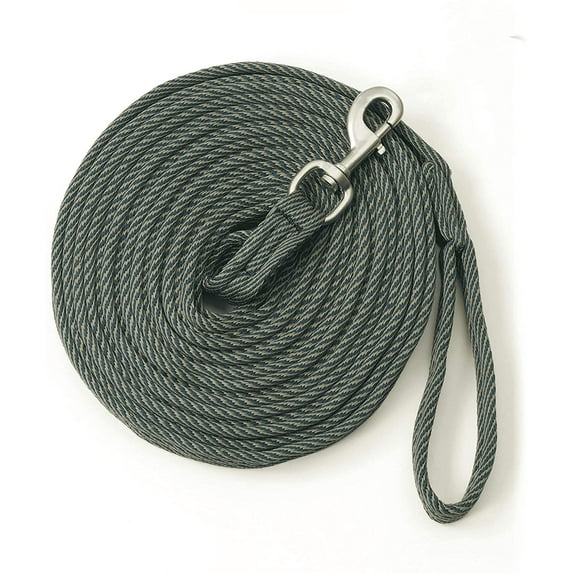 Centaur® 25' Cushion Web Lunge Line (Green/Grey)