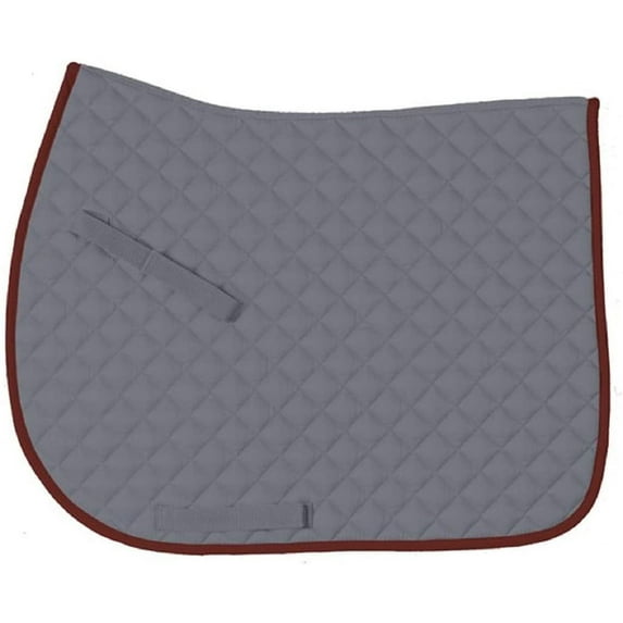 Centaur® Imperial A/P Saddle Pad (One Size, Grey/Burgundy)