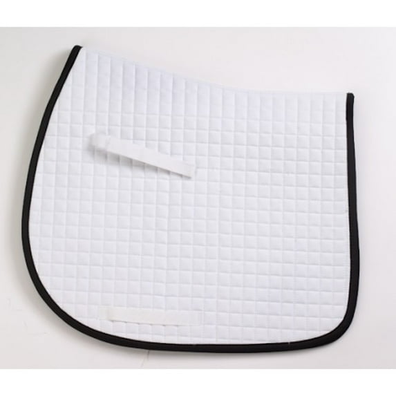 Centaur® Imperial Dressage Pad (23Sx21D, White/Black)