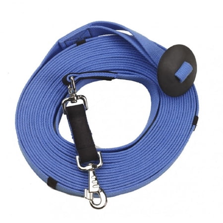 Centaur® Poly-Cotton Web 35' Lunge Line w-Donut (1" x 35', Sapphire)