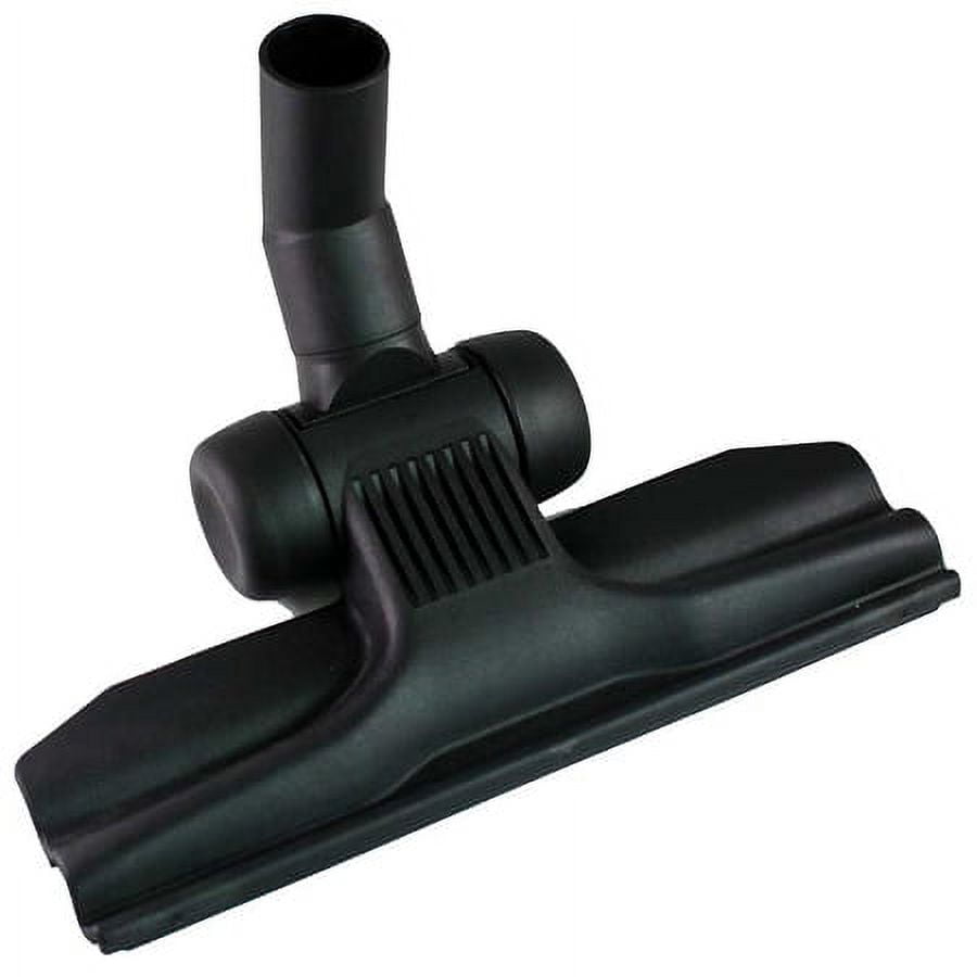 Black Multi-Surface Vacuum Nozzle with Large Rear Wheels