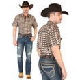 thumbnail image 1 of Centenario Men’s Bootcut Jeans - Dark Blue 45534, 1 of 5