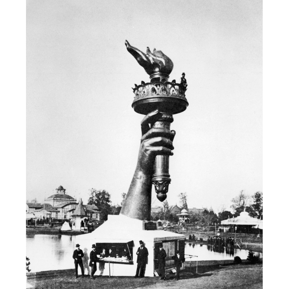 Centennial Fair 1876. Nthe Hand Of The Statue Of Liberty Exhibited At