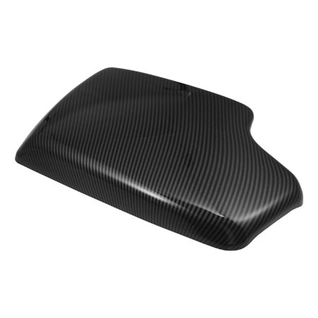 Center Armrest Box Cover Carbon Fiber Pattern Console Storage Box Protector for BMW F30 F31 2013-2019