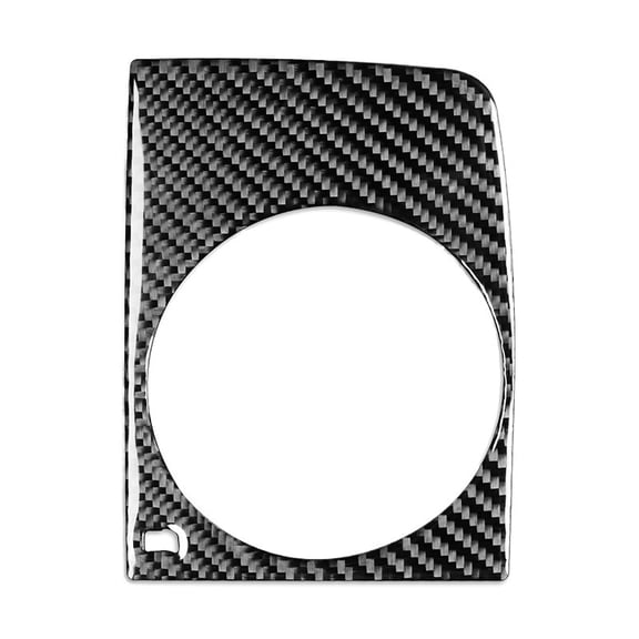 Center Console Armrest Box Water Cup Holder Frame Carbon Fiber Decoration Cover Trim For Audi Q7 2007-2015 Car Interior Styling