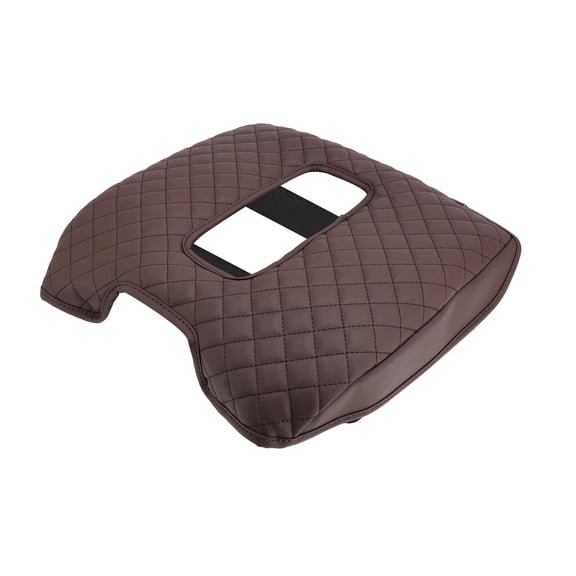 Center Console Armrest Cover For Chevy Silverado For GMC Sierra 2014-2018 For GMC Sierra 2014-2018 Bucket Seat Car Leather Suture Console Lid Cover Replacement Elastic band