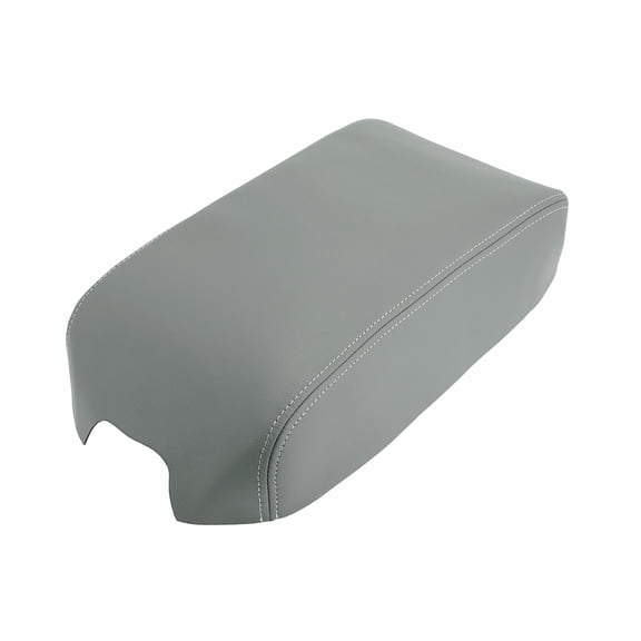 Center Console Armrest Cover For Toyota Camry 2012 2013 2014 2015 2016 2017 Auto Leather Suture Console Lid Cover Replacement Adhesive Gray