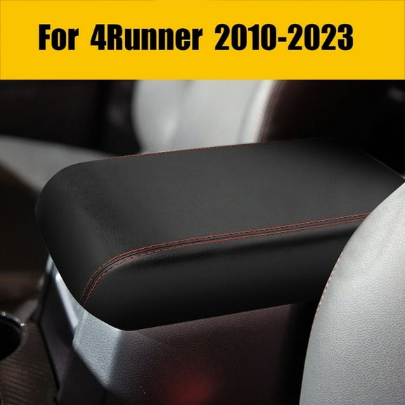 For Toyota 4Runner 2010-2023 Car Lid Armrest Cover Center Console PU Leather