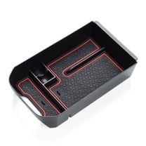 Center Console Armrest Hidden Storage Container For Toyota For Rav4 2019-2023 Red