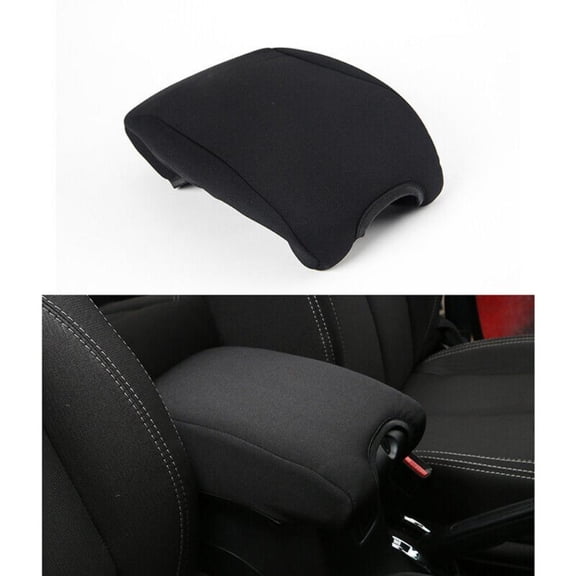 Center Console Armrest Pad Cover Neoprene For 2011-2018 Jeep Wrangler JK JKU