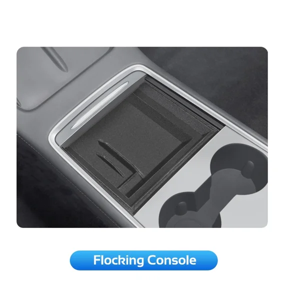 Center Console Armrest Storage Box for Tesla Model Y/3 2020-2023 Central Control Organizer Drink Holder Car Interior Accessories