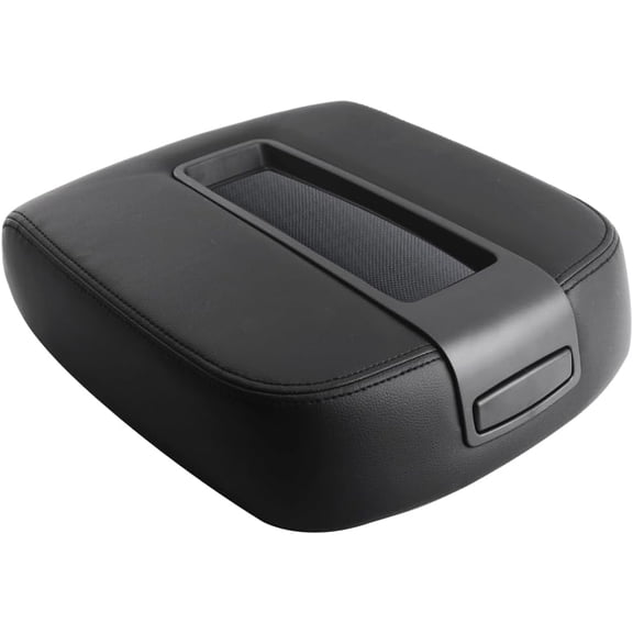 Center Console Armrest lid Cover Compatible with 2007-2013 Suburba Avalanche Yukon XL Arm Rest Center Console Cover Lid, Replac OE 15217111, Black