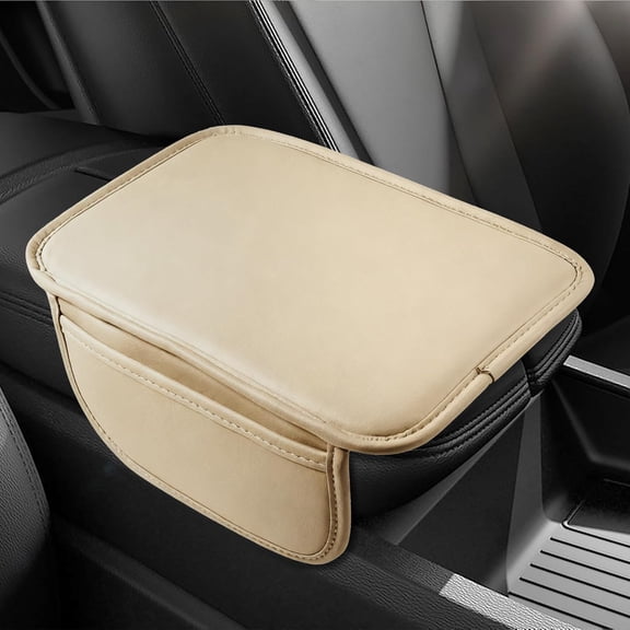 Center Console Cover,Arm Rest Cover for Car,Car Accessories Car Center Console Cover,Center Console Cover with Storage Bag,Car Interior Accessories for Most Vehicles SUV (Black)