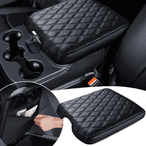 Center Console Cover Armrest Cover Compatible with 2013-2018 Ram 1500&2013-2024 Dodge Ram 2500/3500/1500 Classic Model, Leather Arm Rest Covering for Car