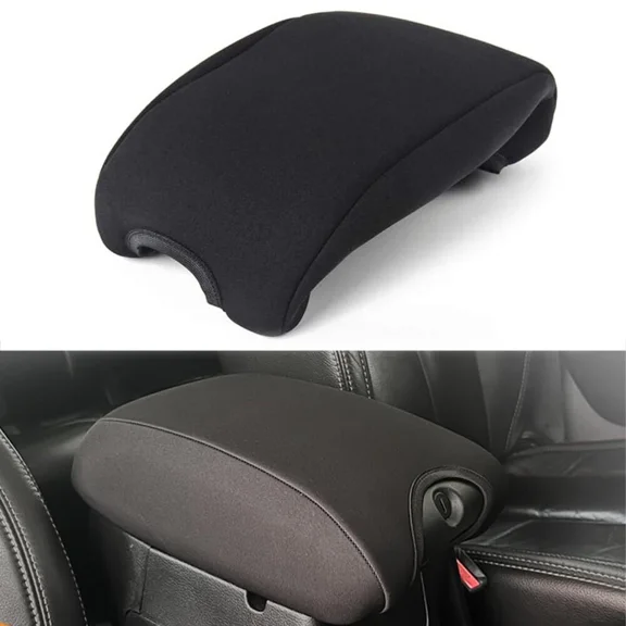 Center Console Cover Pad Armrest Cover Cushion for 2011-18 Jeep Wrangler JK JKU