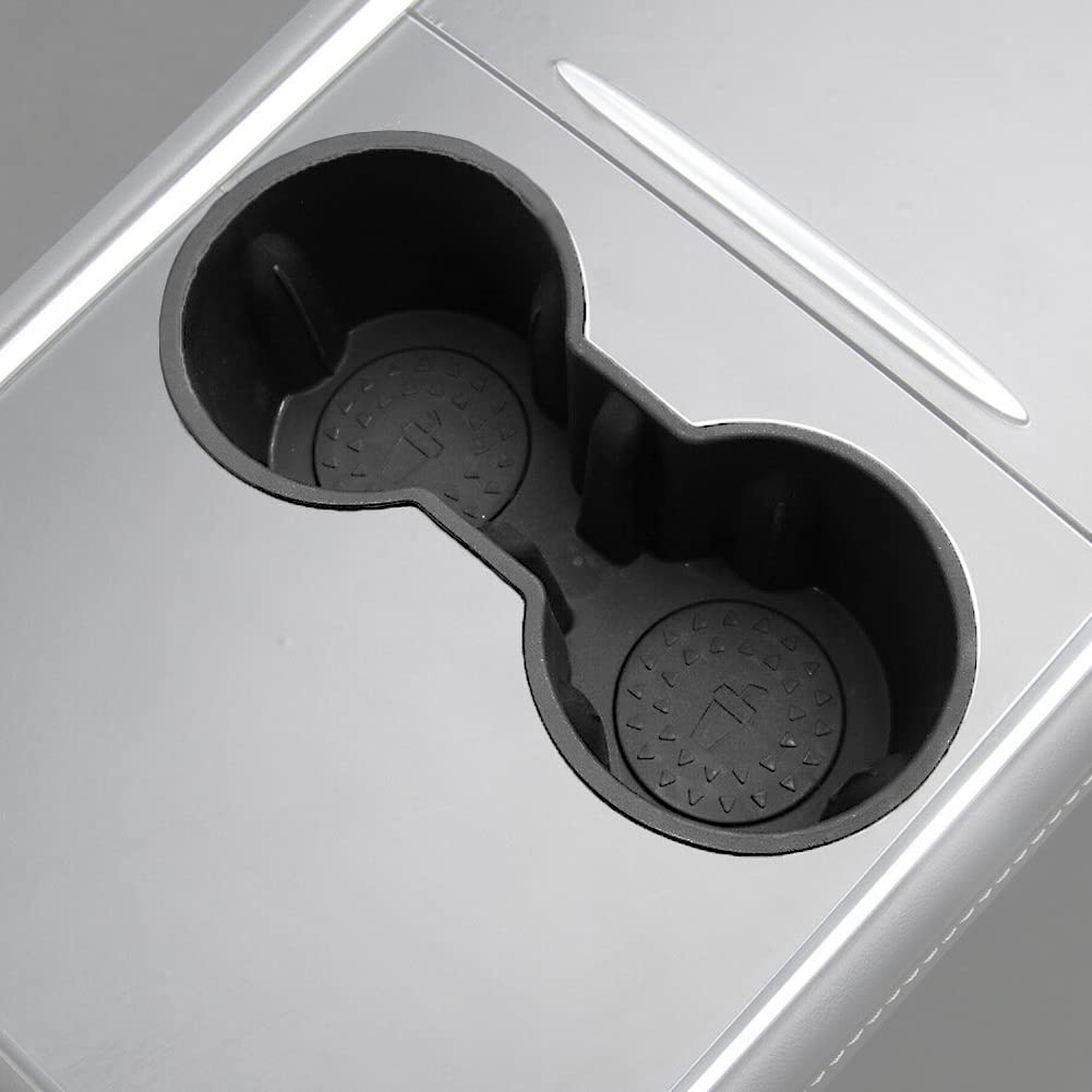 Center Console Cup Holder Insert for 2022 2021 Model Y Model 3 Non