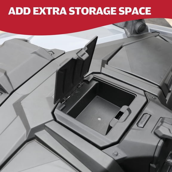 Center Console Dash Storage Box for 2020-2024 RZR PRO XP/ XP4 Accessories, Dash Storage Bins for RZR PRO R/Turbo R 2022-2024, Center Console for UTV