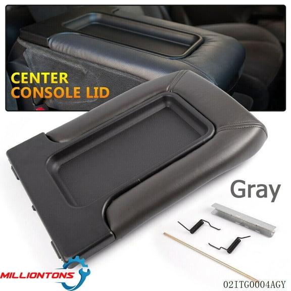 Center Console Fit For 1999-07 Chevy Silverado GM 19127364 Lid ArmRest Latch JJ