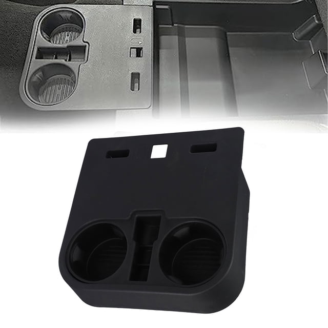 OEM Ford Cup Holder Console Insert – 2021-2024 F150 F250 F350 F450 Super Duty, Black