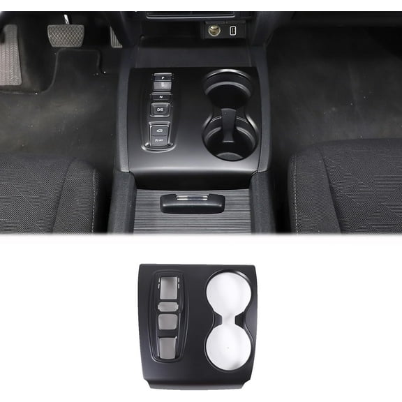 Center Console Gear Shift Panel Cup Holder Cover Trim Compatible with Honda Pilot 2016-2022/ Ridgeline 2020-2023/ Passport 2019-2023 Accessories