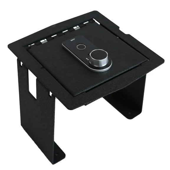 Center Console Gun Safe for Car, WASAI Console Gun Vault for 2018-2022 Jeep Wrangler JL (Not for sport and Rubicon) and Jeep Gladiator with Heavy Gauge Plate Steel, Fingerprint Lock with backup key.