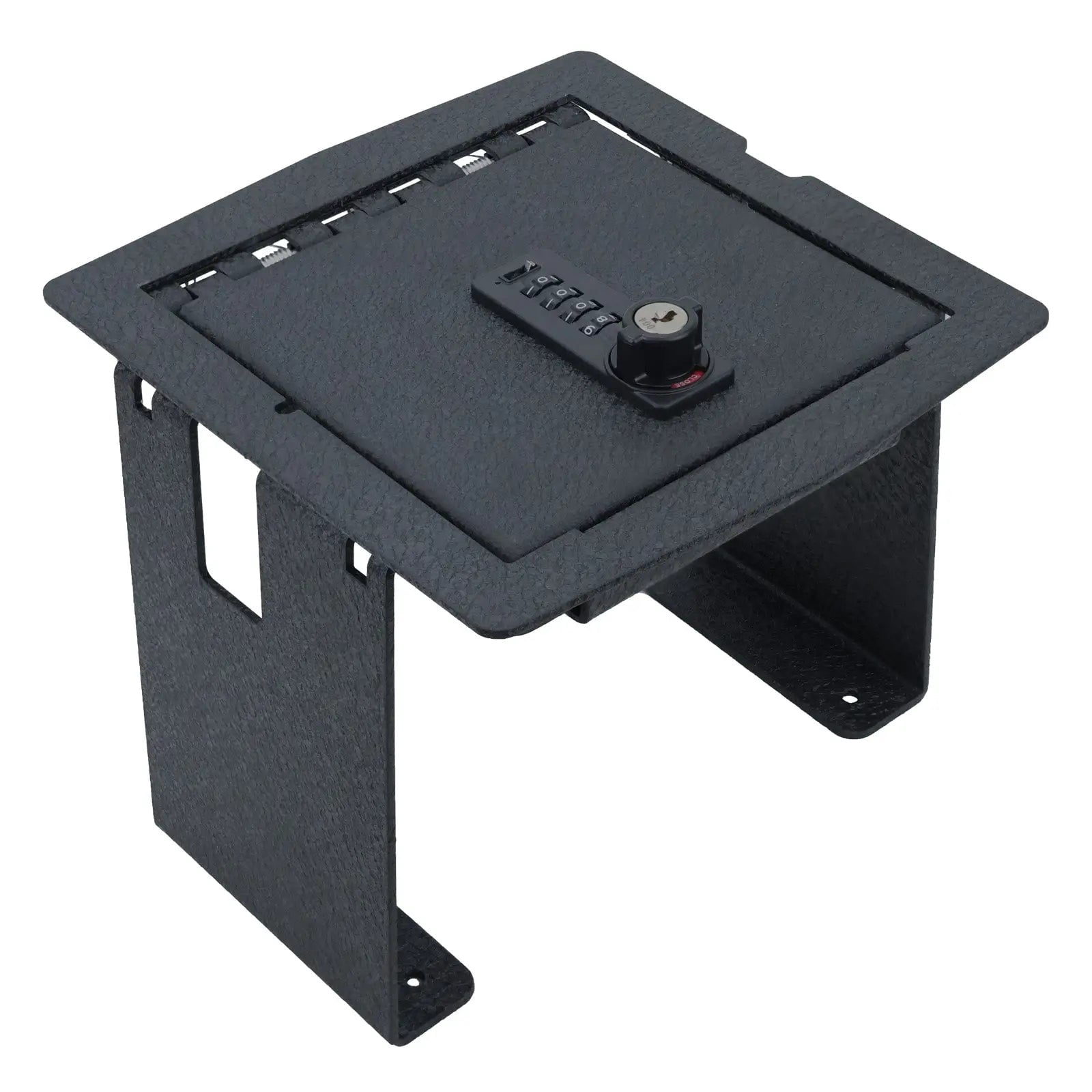 Center Console Gun Safe Vault - WASAI Console Lockbox Compatible with 2018-2022 Jeep Wrangler JL Not for sport and Rubicon and Jeep Gladiator with Heavy Gauge Steel, 4 Digit Combination Lock with Key