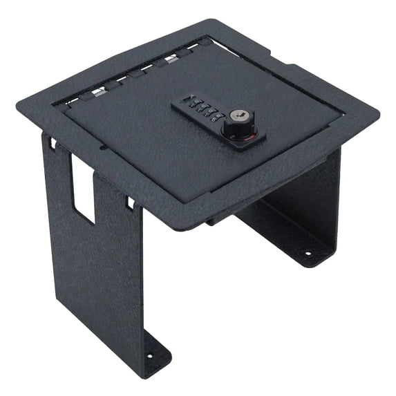 Center Console Gun Safe Vault - WASAI Console Lockbox Compatible with ...