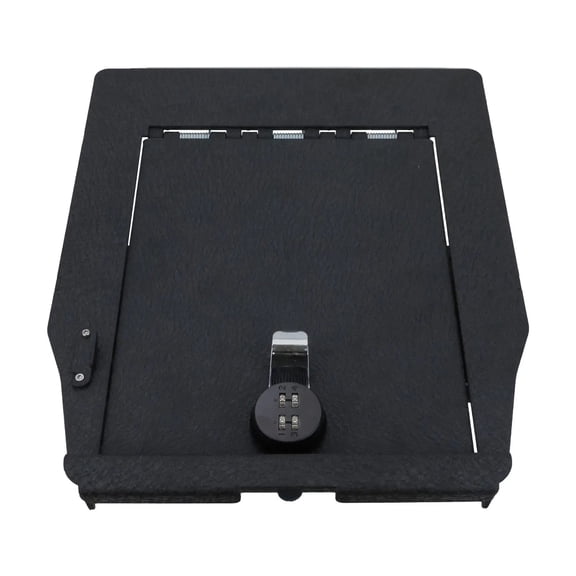 Center Console Gun Safe Vault - WASAI Premium In-vehicle Console Lock Box Compatible with 2021-2024 Ford F-150, 2021-2024 Ford F-150 with Heavy Gauge Cold Rolled Plate Steel, 4 Digit Combination Lock