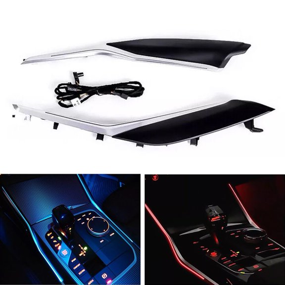 Center Console LED Ambient Light Trims for BMW 3 Series and 4 Series LHD