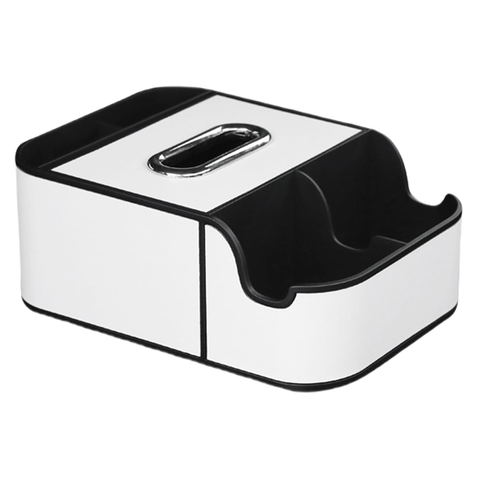 Center Console Leather Tray Car Seat Organizers Car Armrest Extra Storage Box Car Interior Storage Box with Phone Slot