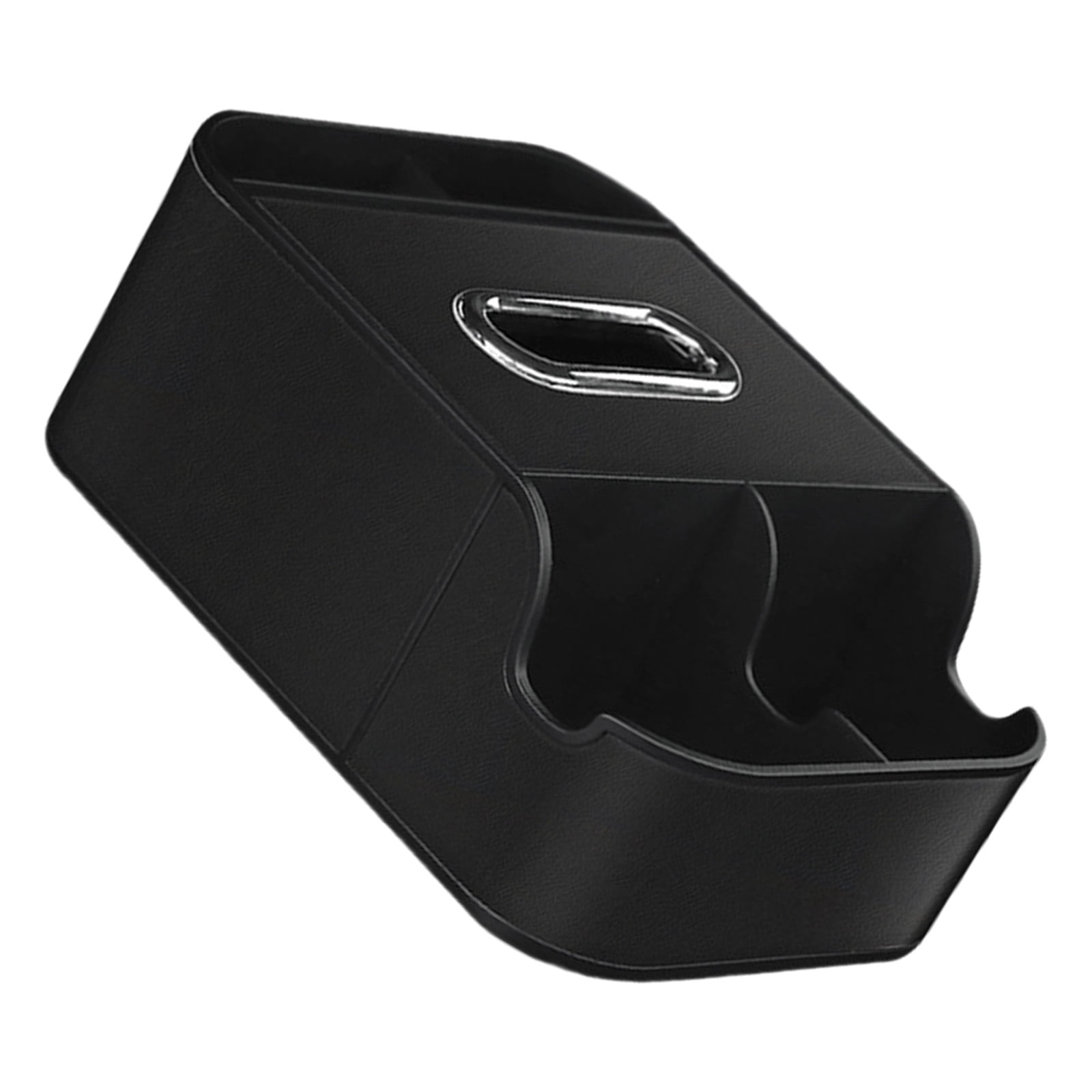 Center Console Leather Tray Car Seat Organizers Car Armrest Extra Storage Box Car Interior Storage Box with Phone Slot