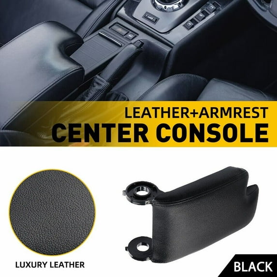Center Console Lid Armrest for BMW E46 3 Series 1999-2004 Arm Rest Cover Black