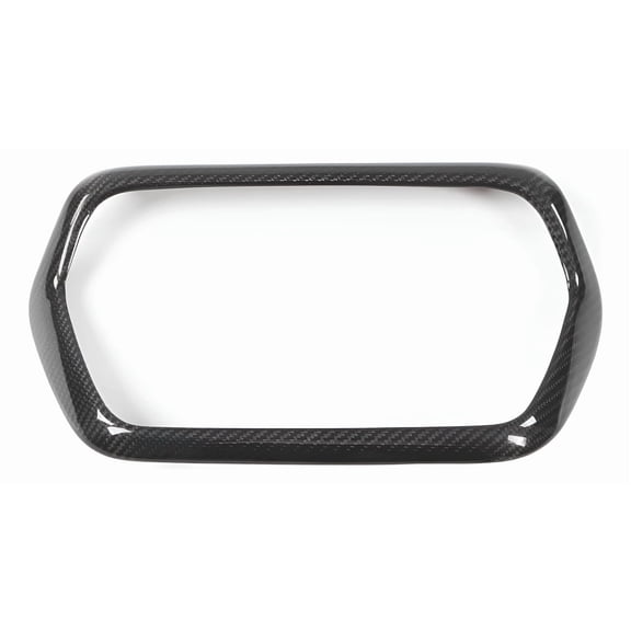 Center Console Navigation Panel Trimmed with Fiber
