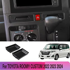 Center Console Organizer Storage Box For Toyota Roomy Custom 2022-2024 ABS Car Drawer Tray Privacy Compartments Direct Fit Easy Install Storage Interior Upgrade
