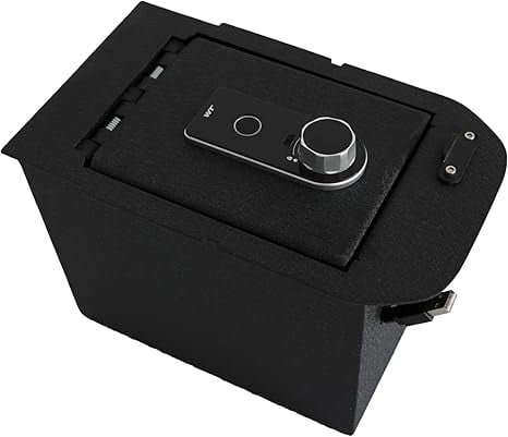 KEREN Center Console Safe For Tesla Model Y 2021-2024 - Electronic Number Lock, Heavy Steel Vault