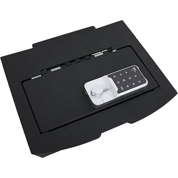 Center Console Safe Vault - KEREN Console Gun Safe Box Compatible with Dodge Ram 1500 2500 3500 2009-2018 and Dodge Ram 1500 Classic 2019, Electronic Keypad Lock