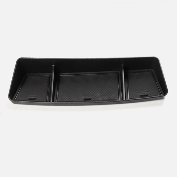 Center Console Storage Box Auto Console Side Storage Box PP Interior Accessory under Screen Storage Box Container for Replaces