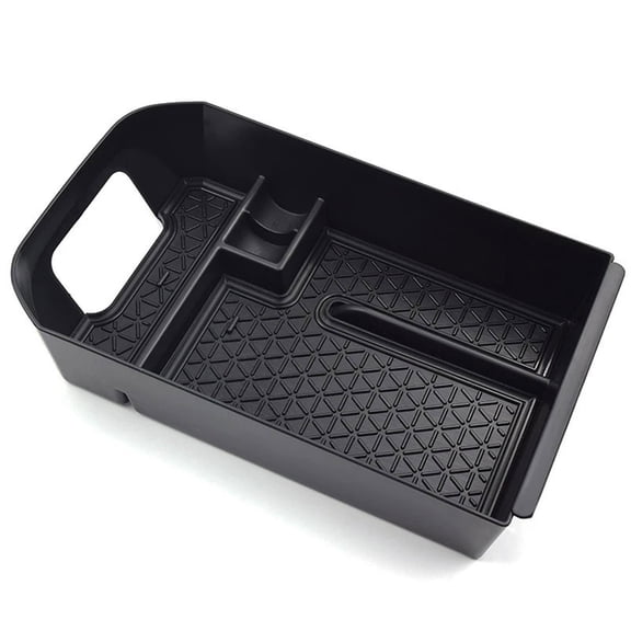 Center Console Tray Organizer For Toyota RAV4 2019-2024, Armrest Hidden Storage Box Tray Interior Accessories-Black black mat