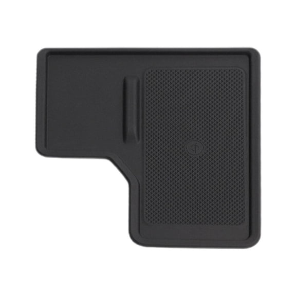 Center Console Wireless Charging Protective Mat for 2024 * Prado LC250 Accessories Silicone Non-Slip Pad Anti-Dust Liner Interior -Black