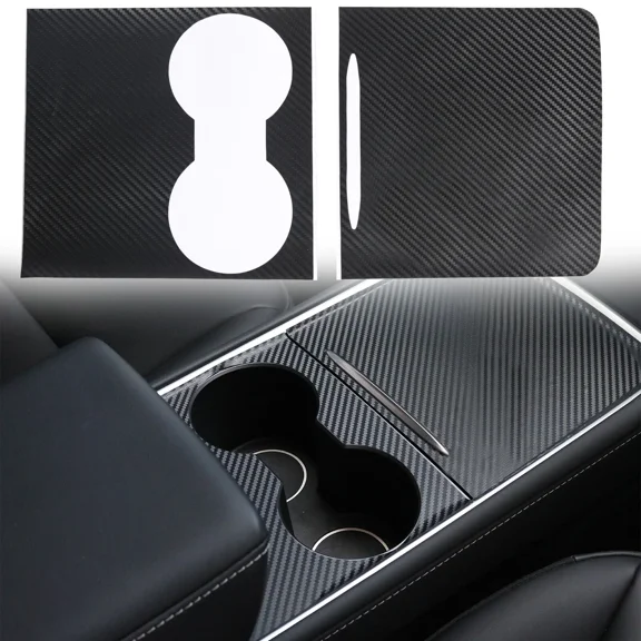 Center Console Wrap Cover Sticker Accessories Decoration For Tesla Model Y 3 21+