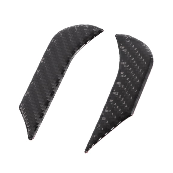 Center Control Dashboard Sticker Cover for Toyota Tundra Sequoia 2022-2024 Carbon Fiber Black 1 Pair