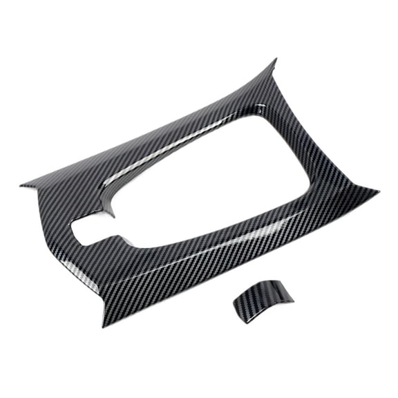 Center Control Gear Panel Cover Trim for Cadillac CTS 2008 2009 2010 2011 2012 2013 Accessories - ABS Carbon Fiber