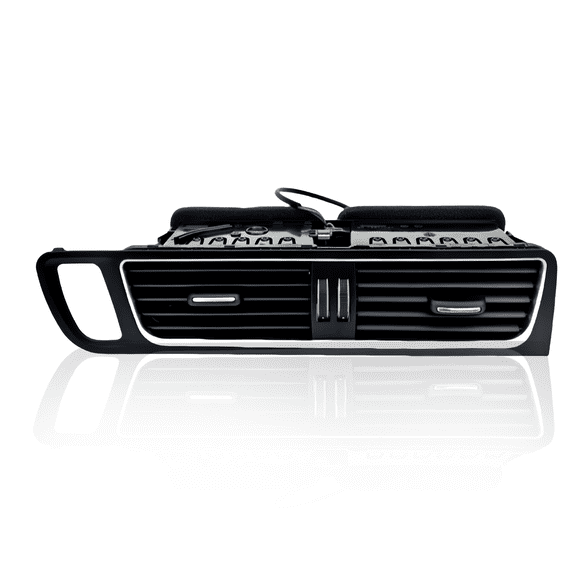 Center Dash A/C Air Vent Outlet Panel For Audi Q5 2009 2010 2011 2012 2013 2014 2015 2016 2017 2018 Air Conditioner Outlet Grille Replaces 8R1820951-black